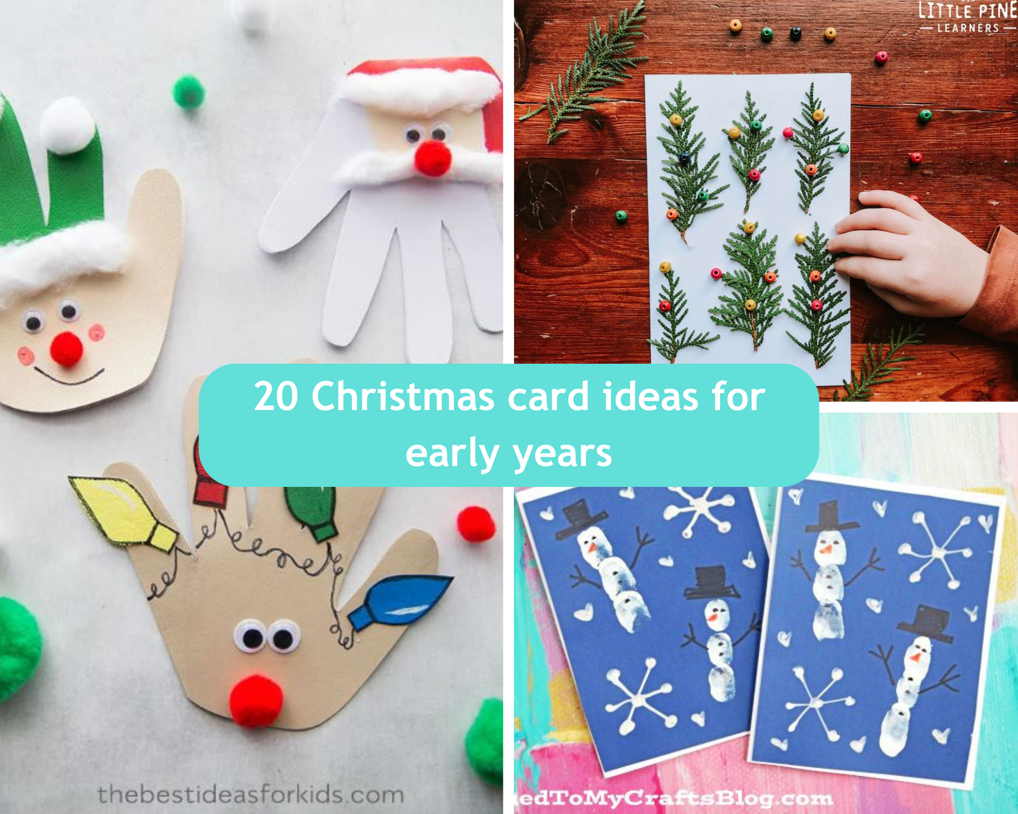 20 EYFS Christmas card ideas