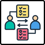 Command word 'evaluate' icon