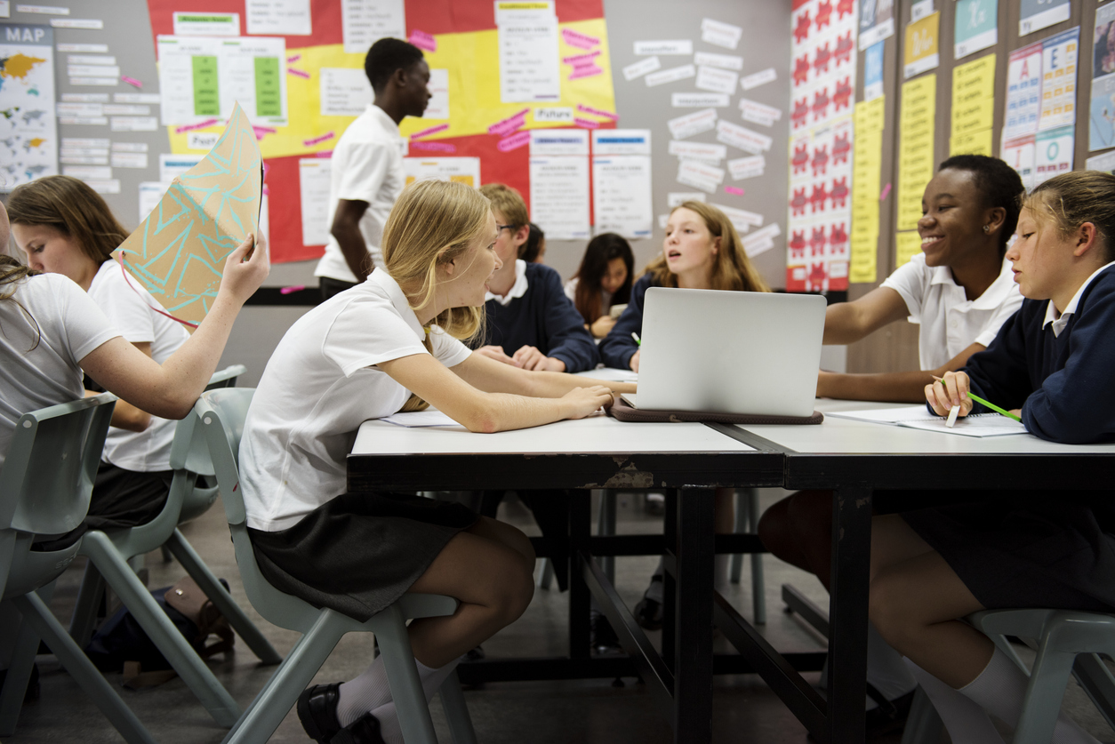 Student discussion during form tutor time
