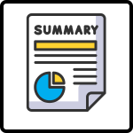 Command word 'summarise' icon