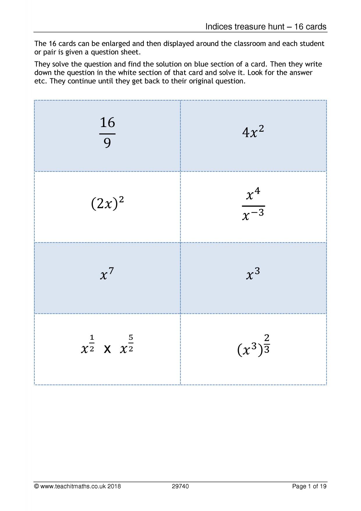 Indices