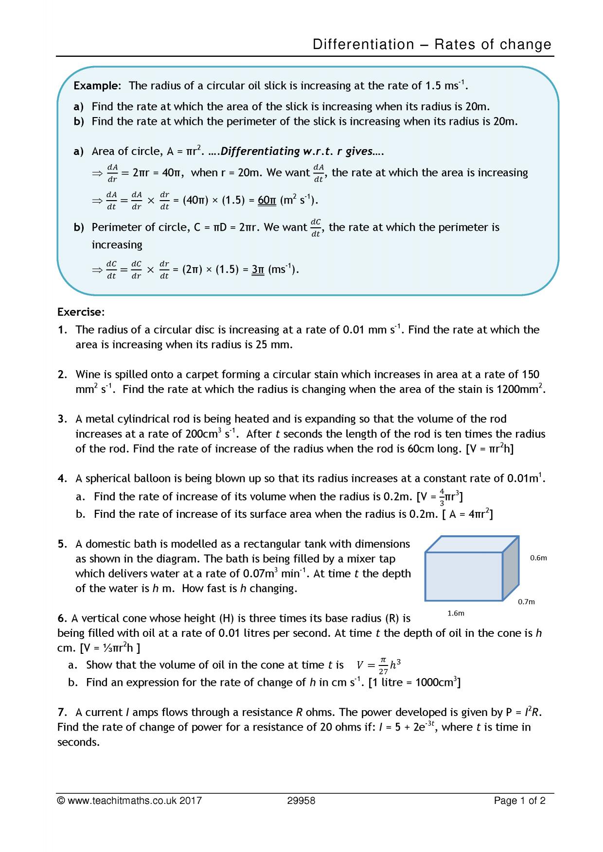 Differentiation