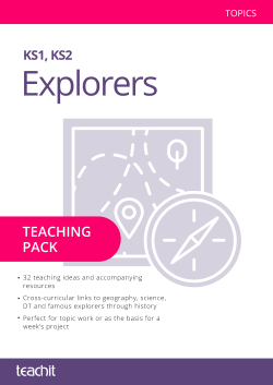 Explorers: KS1 and KS2 cover