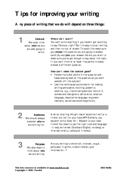 How to improve your writing