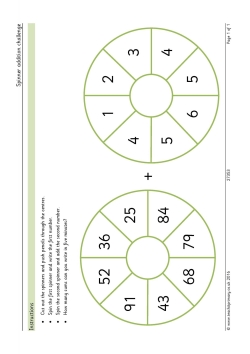 Spinner addition challenge